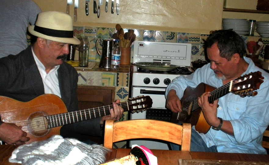 With Eugenio Toussain